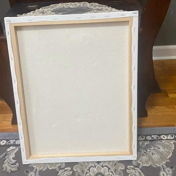 “Prism of the fox” OOAK Handpainted Watercolor on Canvas Forest Fox 16x20 - Picture 3 of 3